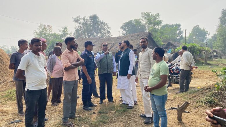 एमाले संसदले नदी कटानको सर्भे गर्नुभयो।