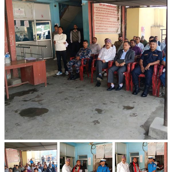 ट्राफिक र भंसार सम्बन्धि भारतीय प्रयटकहरुलाई जनचेतना मुलक कार्यक्रम